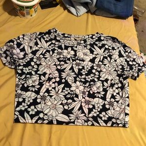 FLORAL CROP TOP